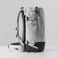 Right side view of white GloberRider45 on light gray background