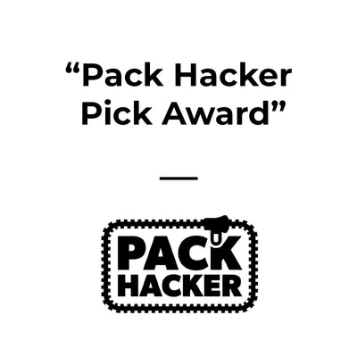 "Pack Hacker Pick Award" -Pack Hacker