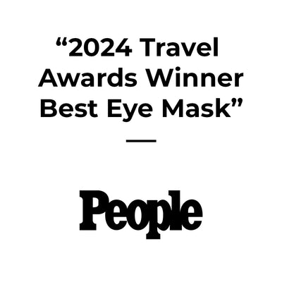 "2024 Travel Awards Winner Best Eye Mask" - People Magazine logo