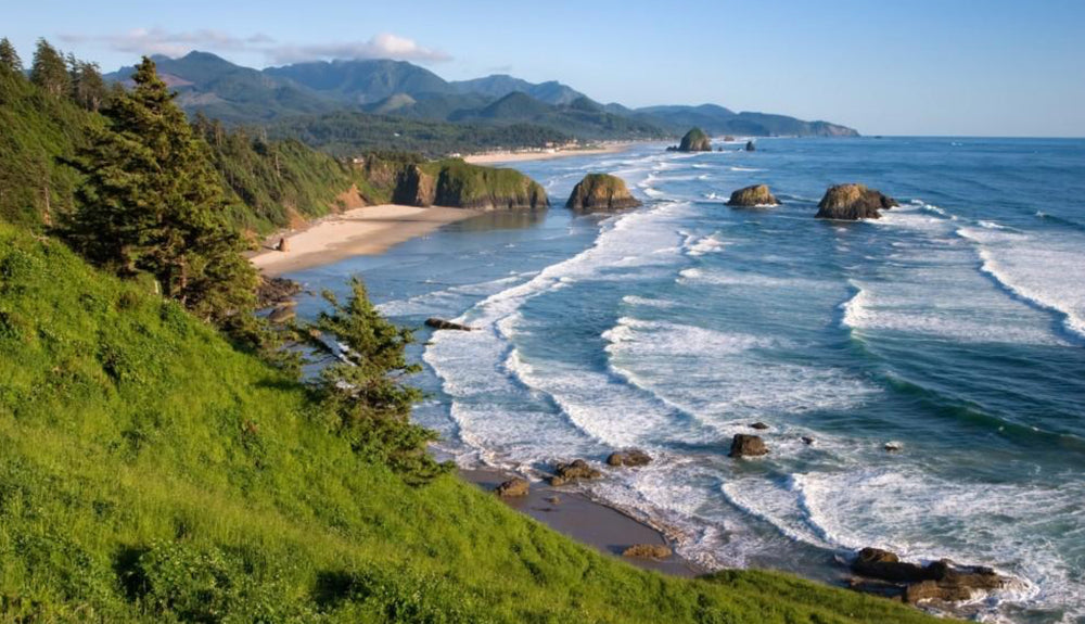 Waves on the Oregon coast