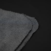 Close up view of towel edges